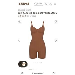 Skims Mid Thigh Bodysuit